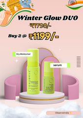 Chilling Temperatures Heartwarming Deals: Serum + Dry Moisturizer