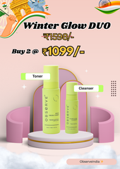 The Great Indian Winter Wave: Toner + Cleanser