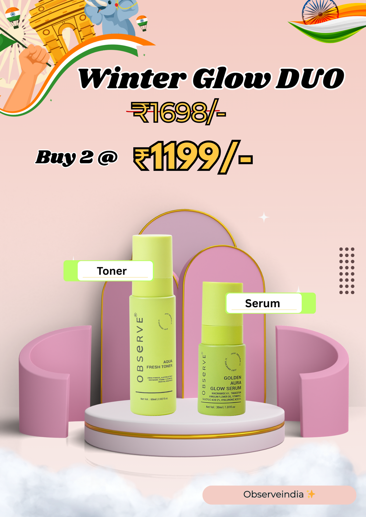 Winter Sale Live: Toner + Serum