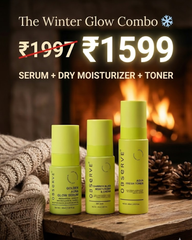 The Winter Glow Combo: Serum + Dry Moisturizer + Toner